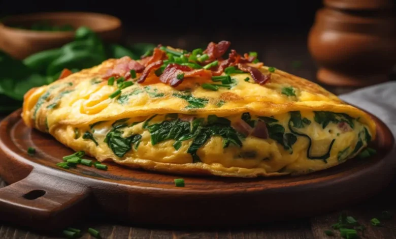 Omeletes com Vegetais Simples e Saudáveis